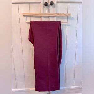 Express Columnist Burgundy Red Dress Pant SZ 10